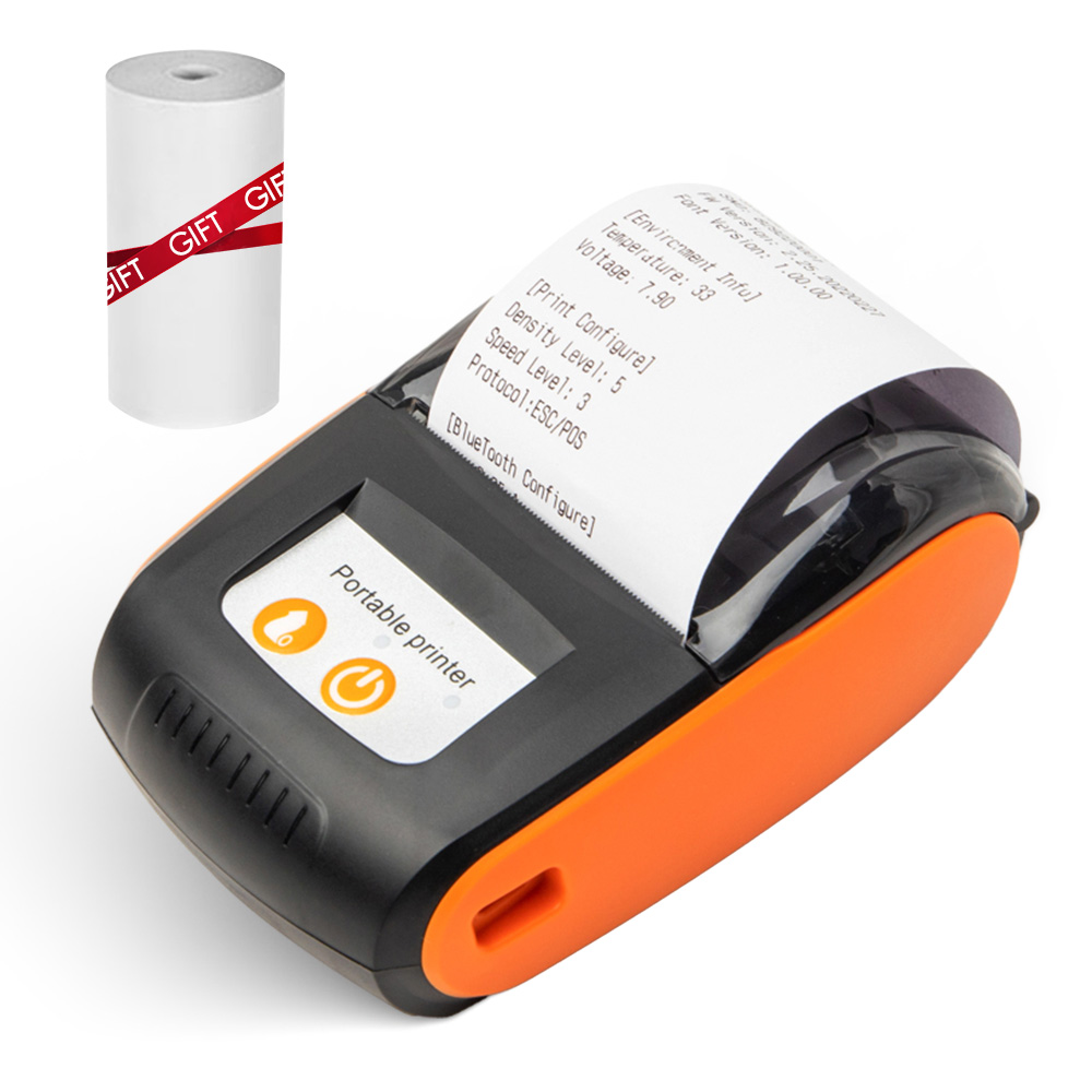 Bluetooth Portable Thermal Receipt Printer 58Mm - Portable Receipt Printer 58mm Mini Thermal