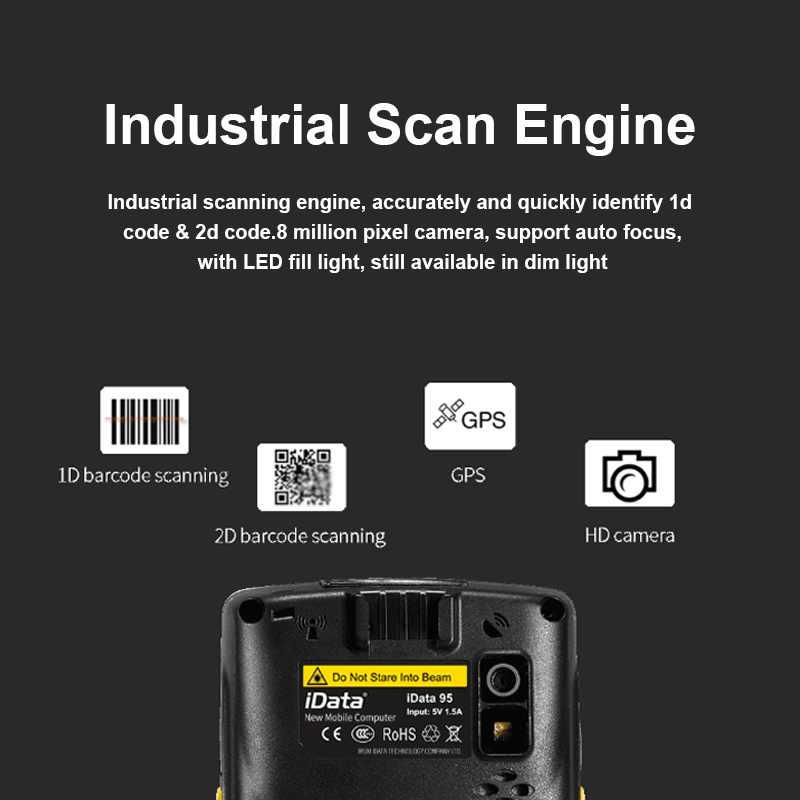 Handheld Pda Scanner Android Barcode - Android 6.0 Handheld 2D Barcode Scanner