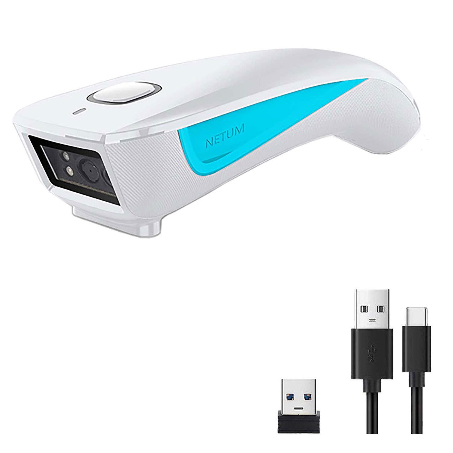 Wireless Barcode Scanner 2D Qr Laser - NETUM C850 Bluetooth QR 2D Barcode