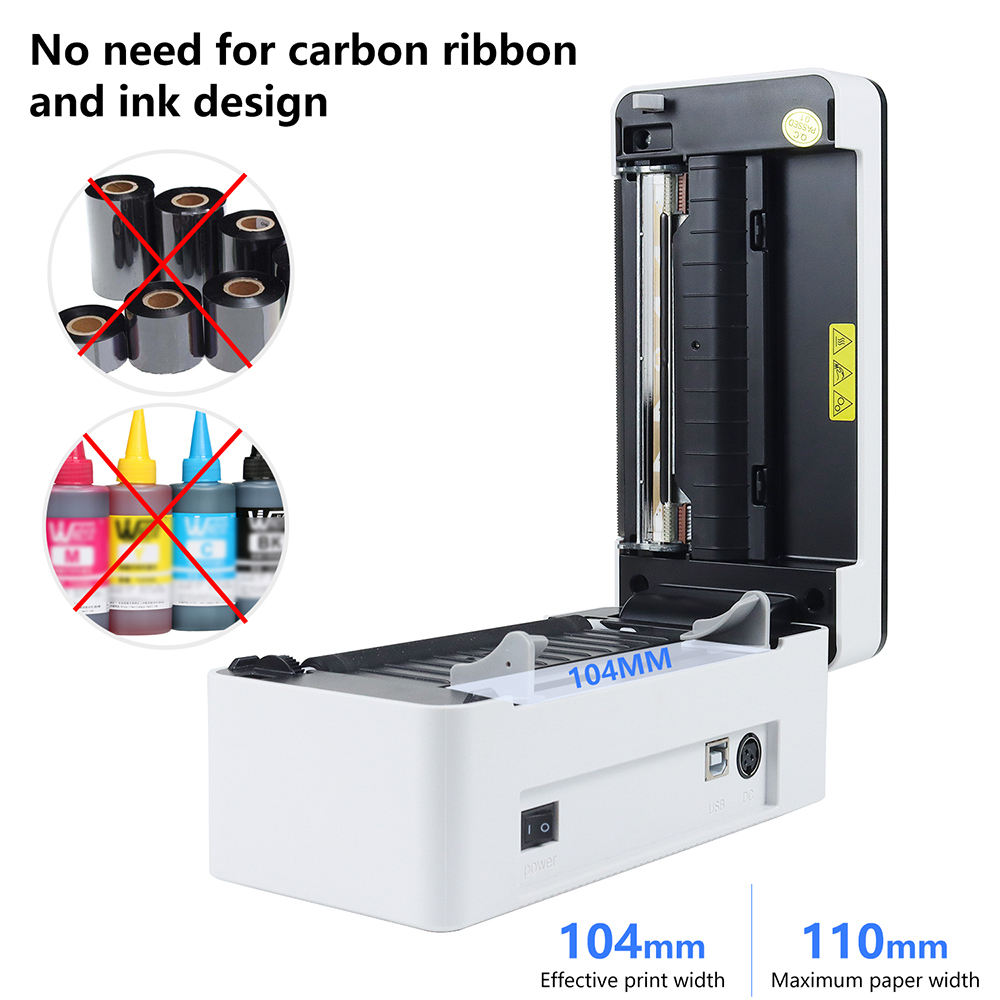Barcode Printer Direct Thermal 110Mm - ljc new Xprinter XP-D463B 4X6 Inch