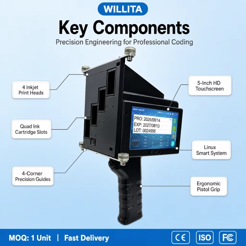 10cm Large Format TIJ Handheld - Handheld Inkjet Date Code Printer Gun recension och pris