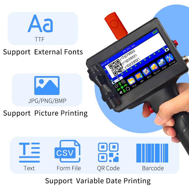 New Upgrade Expiry Date Code M - Handheld Inkjet Date Code Printer Gun recension och pris