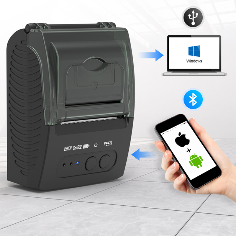 Portable 58mm Bluetooth Therma - Bluetooth Portable Thermal Receipt Printer 58Mm recension och pris