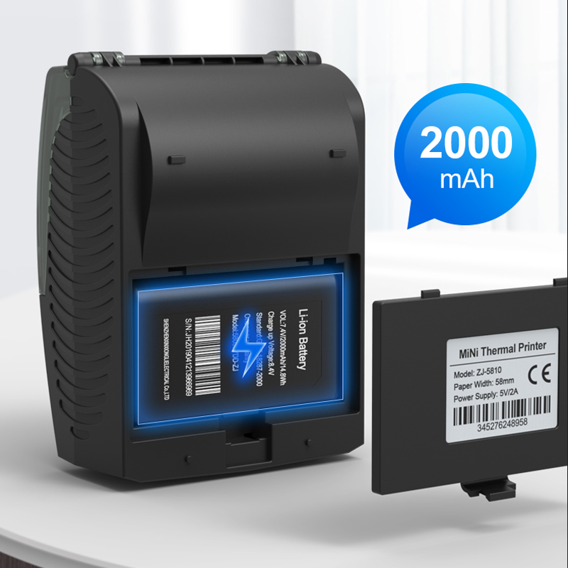 Portable 58mm Bluetooth Therma - Bluetooth Portable Thermal Receipt Printer 58Mm recension och pris