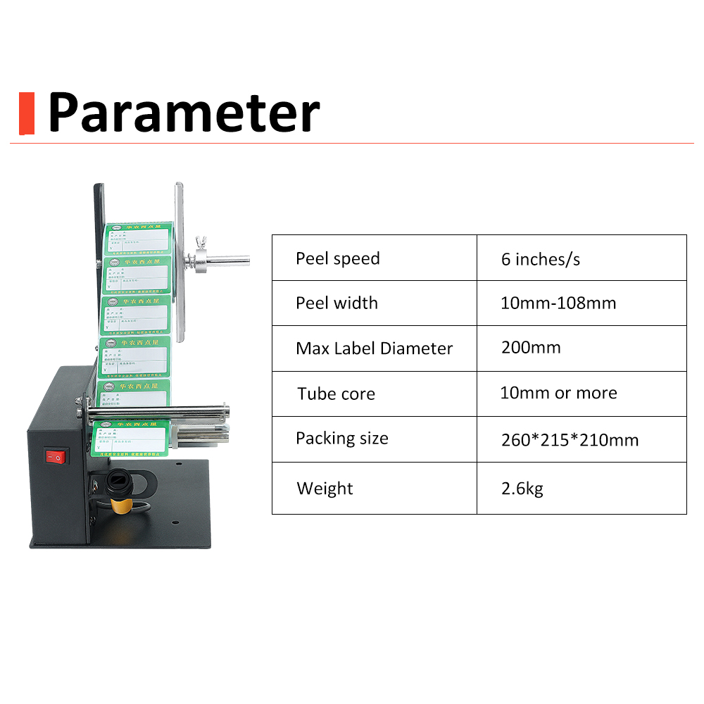 D58 Auto Label Dispenser Autom - Label Dispenser Electric Peel Machine recension och pris