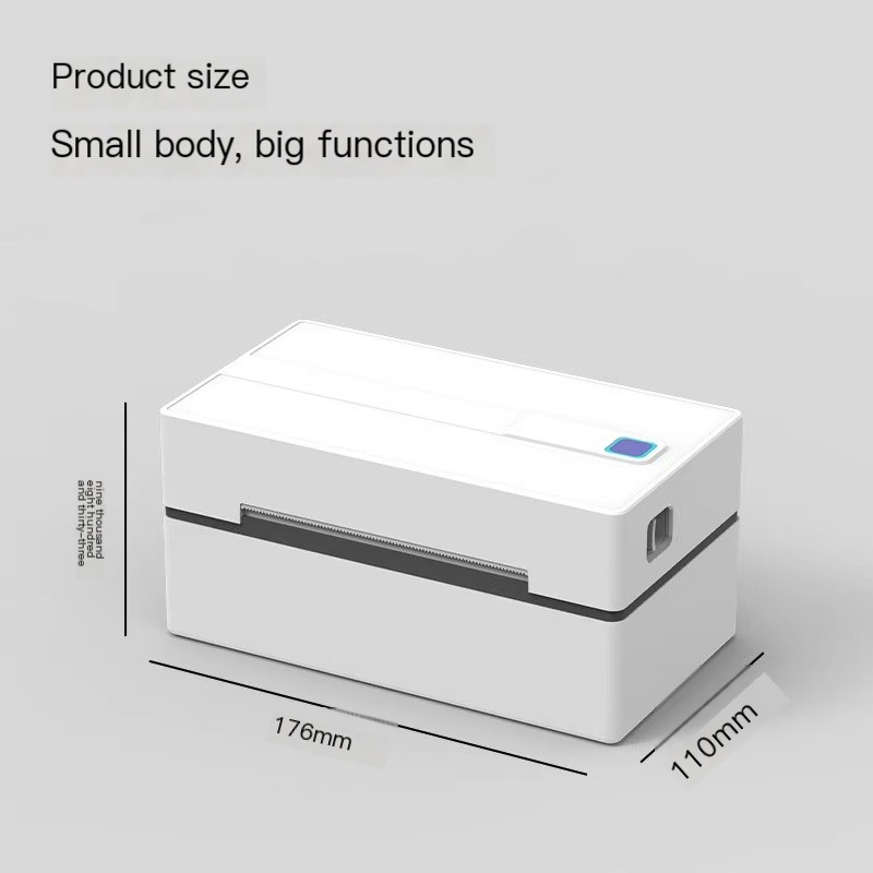 110mm 4 X 6 Inch  Inkless Dire - Barcode Printer Direct Thermal 110Mm recension och pris