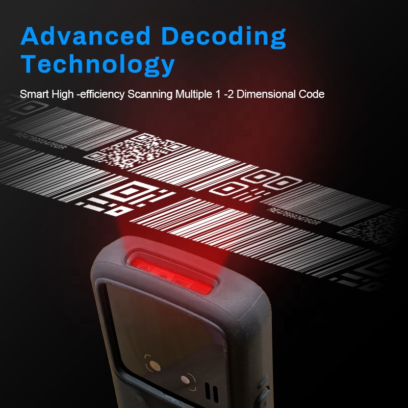Android 9.0 4G NFC Rugged Wire - Handheld Pda Scanner Android Barcode recension och pris