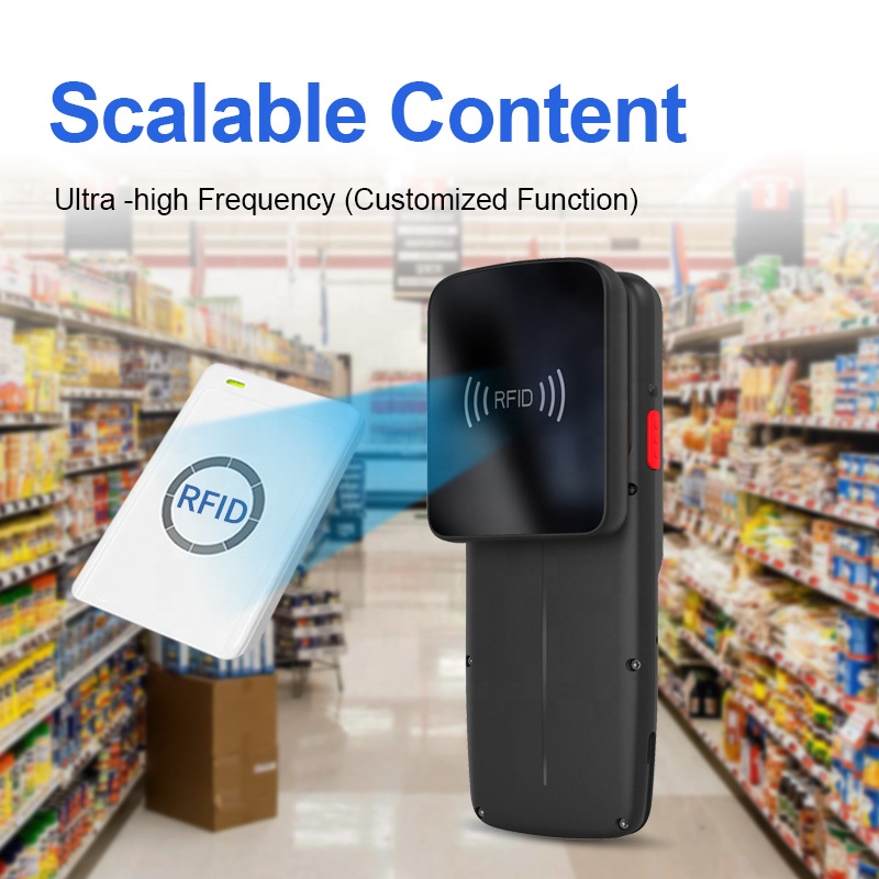 Android 9.0 4G NFC Rugged Wire - Handheld Pda Scanner Android Barcode recension och pris