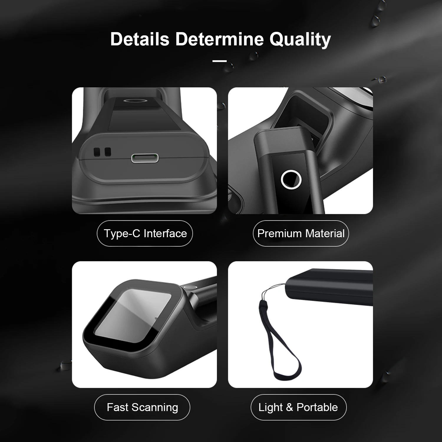 Industrial Rugged Long Range W - Wireless Barcode Scanner 2D Qr Laser recension och pris