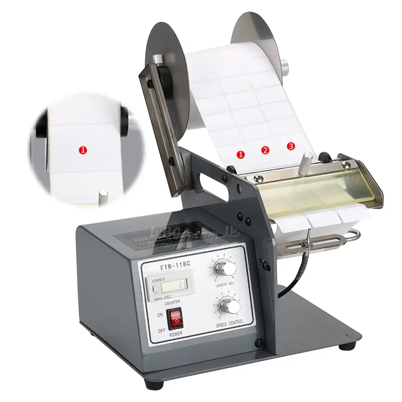 Fiber Induction Sticker Label  - Label Dispenser Electric Peel Machine recension och pris