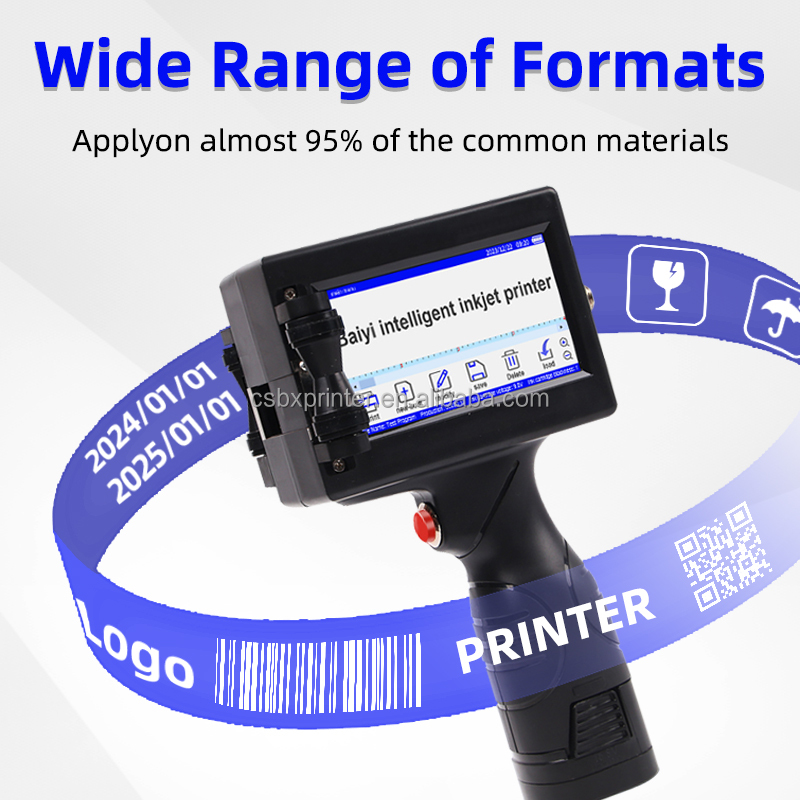 Date Logo Inkjet Coding Machin - Handheld Inkjet Date Code Printer Gun recension och pris