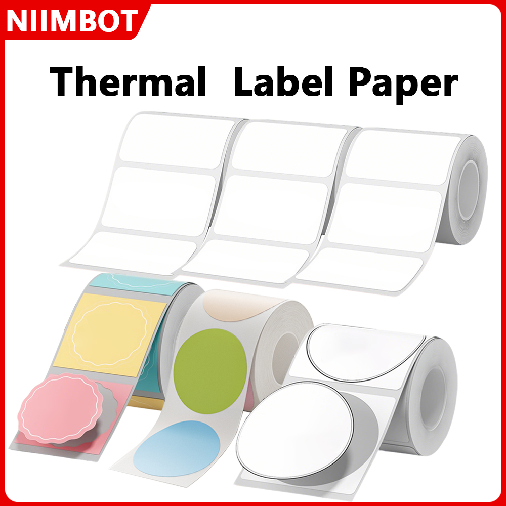 Niimbot Thermal Label 20-50mm  - Round Sticker Thermal Labels Colored recension och pris