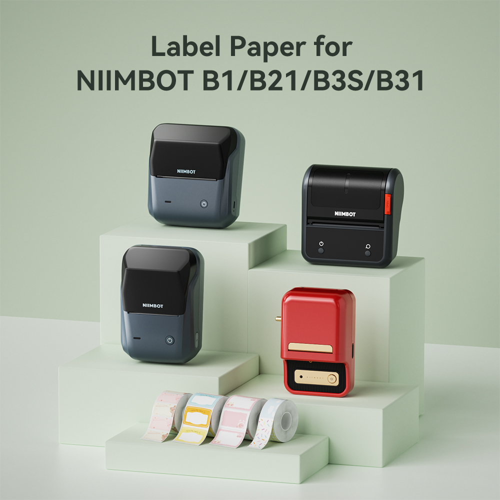 NIIMBOT Round Thermal Label St - Round Sticker Thermal Labels Colored recension och pris