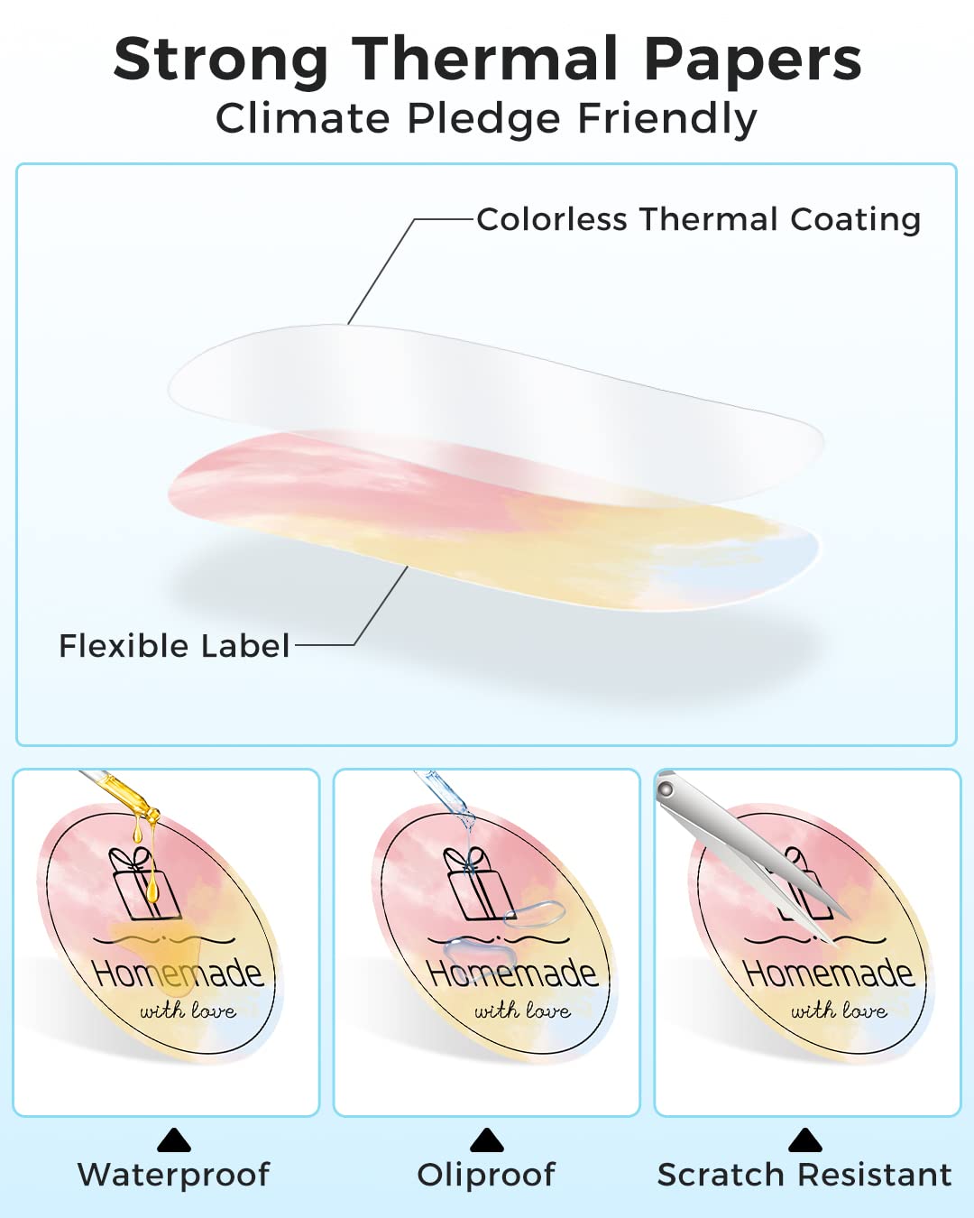 M110 M200 M221 2' Color Circle - Round Sticker Thermal Labels Colored recension och pris