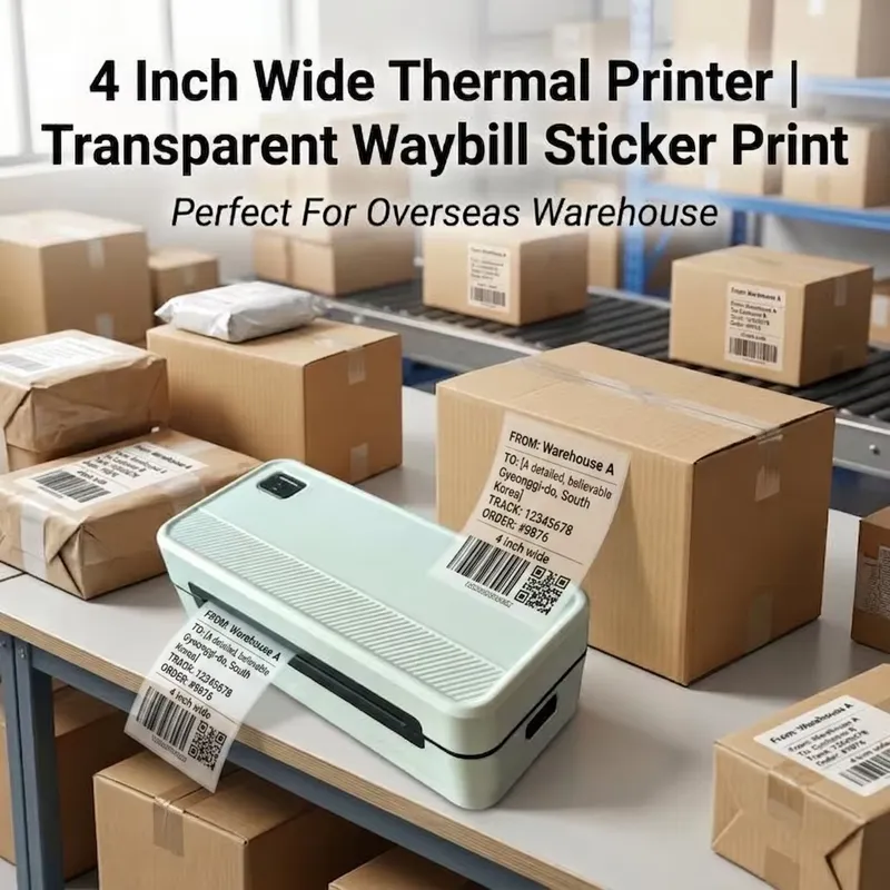 4 Inch USB Wireless Port Direc - Barcode Printer Direct Thermal 110Mm recension och pris