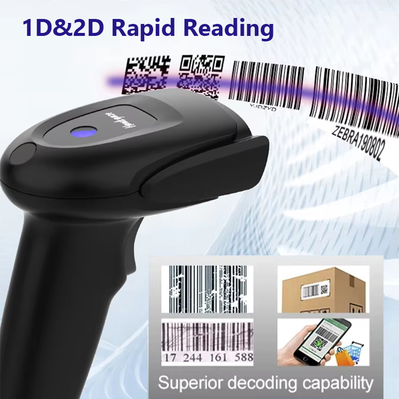 1D 2D QR Wireless Barcode Scan - Wireless Barcode Scanner 2D Qr Laser recension och pris