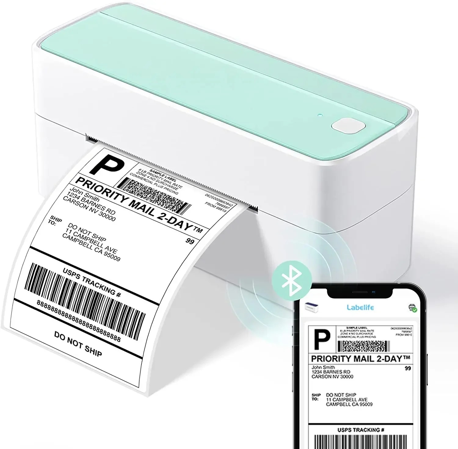 2026/Direct Thermal printer la - Thermal Label Printer 4X6 Shipping recension och pris