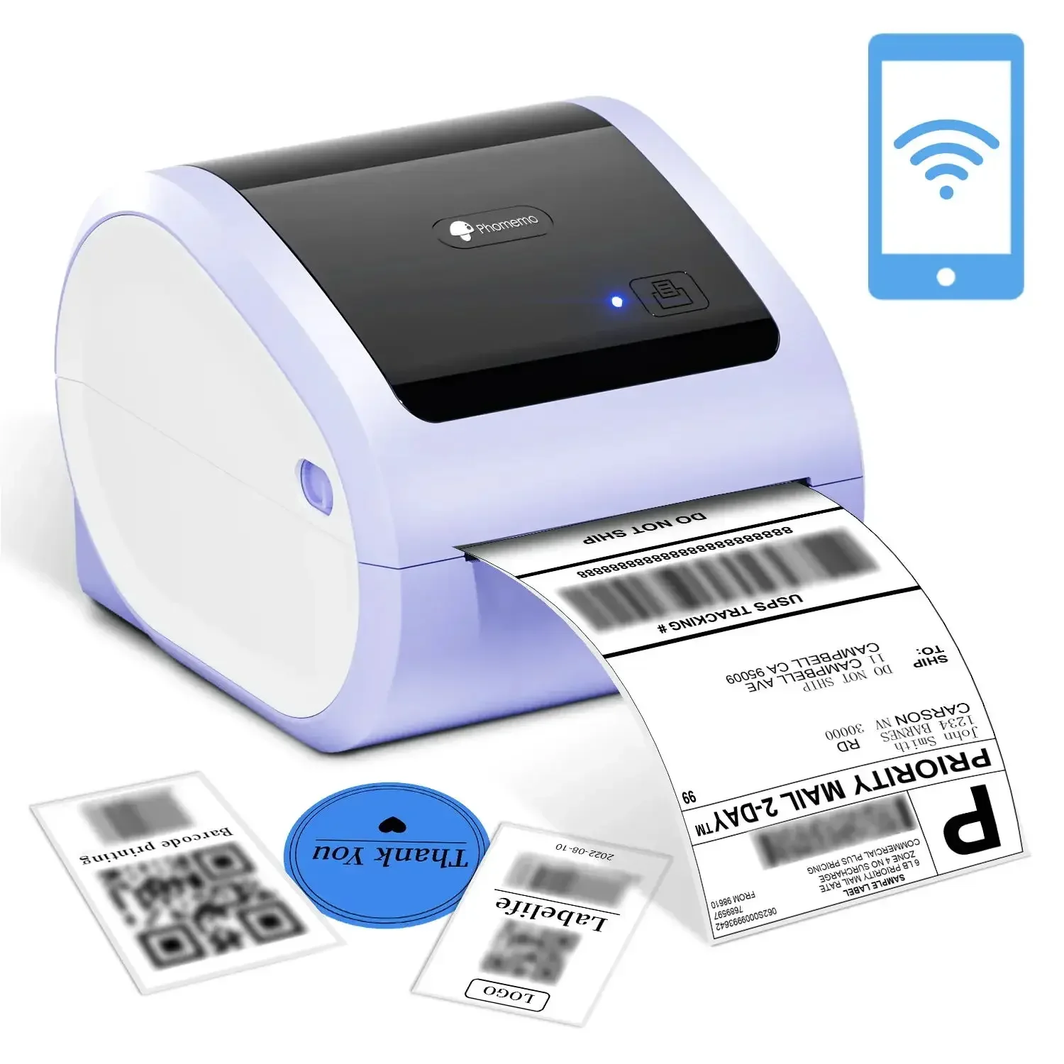 2026/Direct Thermal printer la - Thermal Label Printer 4X6 Shipping recension och pris