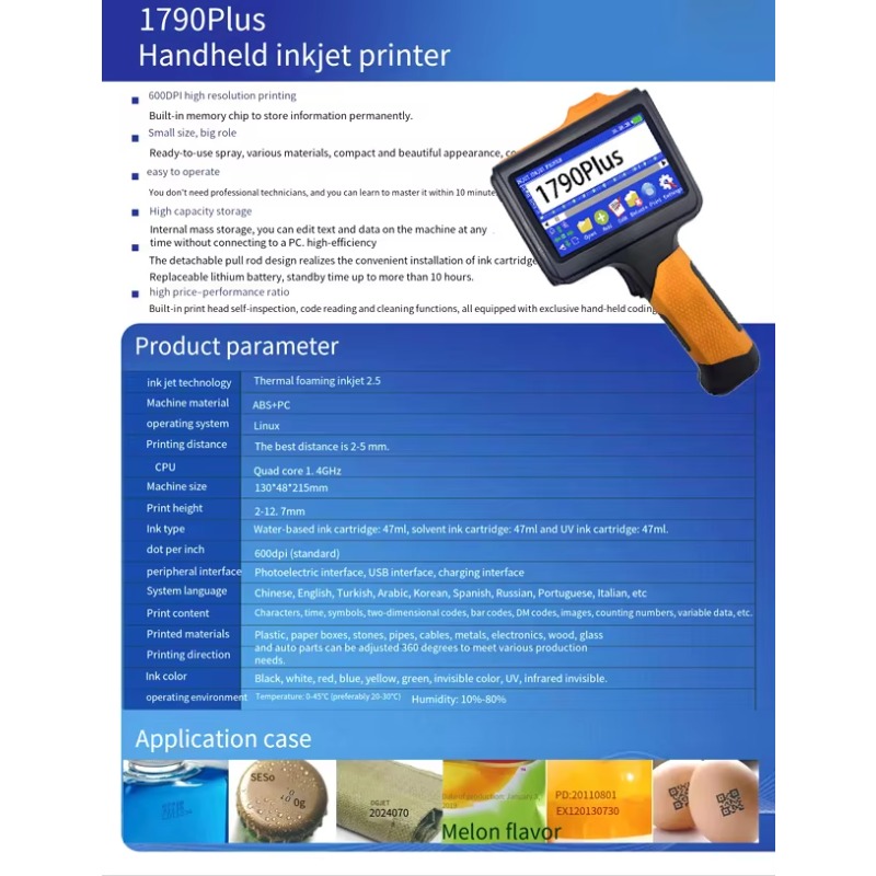 Handheld  Portable Inkjet Prin - Handheld Inkjet Date Code Printer Gun recension och pris