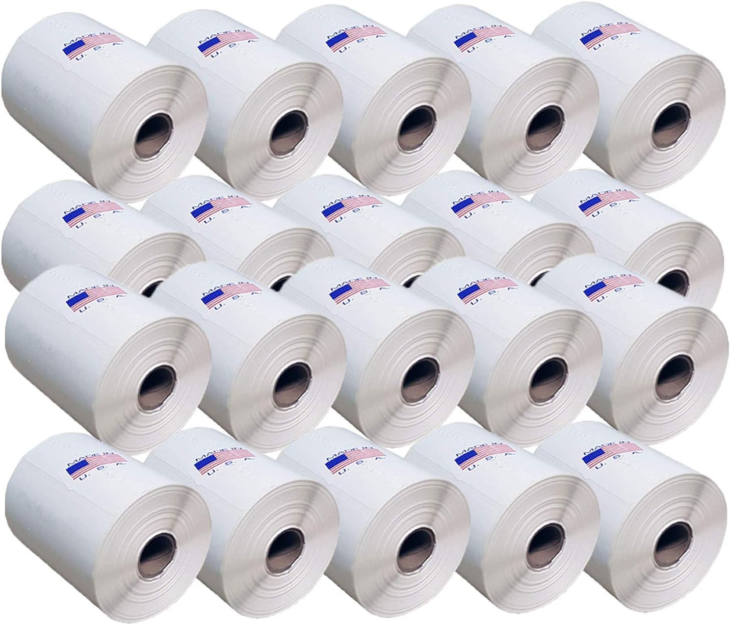 20 Rolls of 250 (USA Made) 4x6 - Thermal Shipping Label Roll 4X6 500 recension och pris