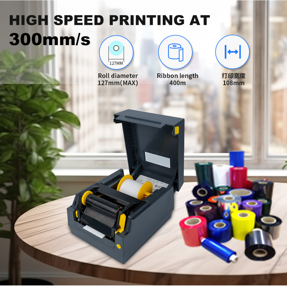 110mm Thermal Transfer Label P - Thermal Label Printer 4X6 Shipping recension och pris