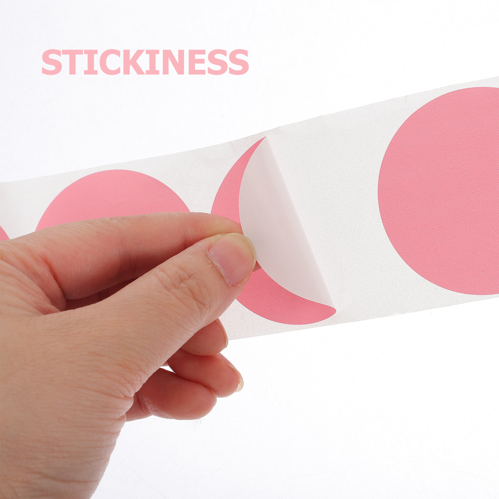 1 Roll Thermal Round Blank Sel - Round Sticker Thermal Labels Colored recension och pris