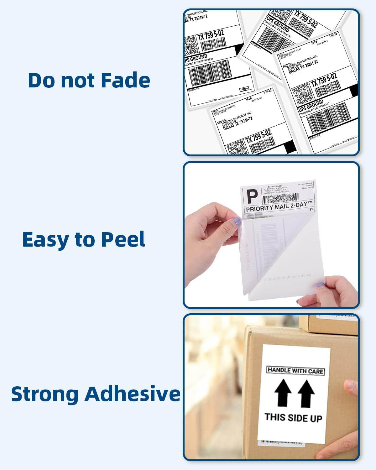 500 pcs Waybill Label A6 Size  - Thermal Shipping Label Roll 4X6 500 recension och pris