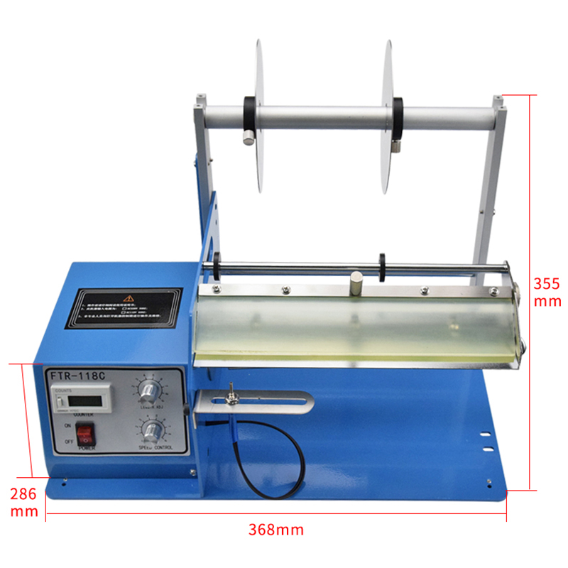 10-250mm Width FTR-118C Electr - Label Dispenser Electric Peel Machine recension och pris