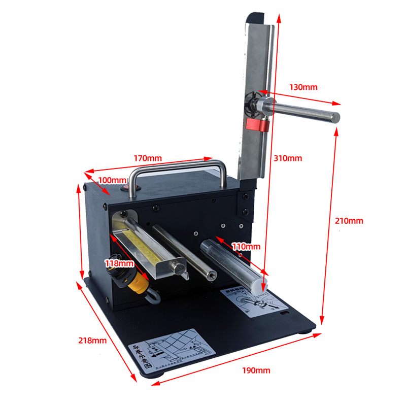 L1 Electric Automatic Label Di - Label Dispenser Electric Peel Machine recension och pris
