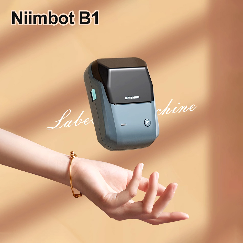 Niimbot B1 Wireless Label Make - Round Sticker Thermal Labels Colored recension och pris