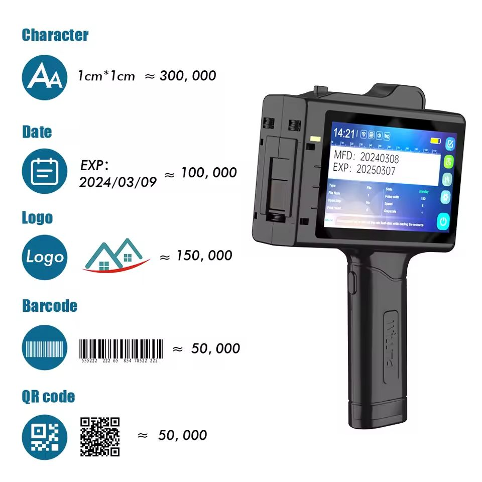 Willita Handheld Inkjet Printe - Handheld Inkjet Date Code Printer Gun recension och pris