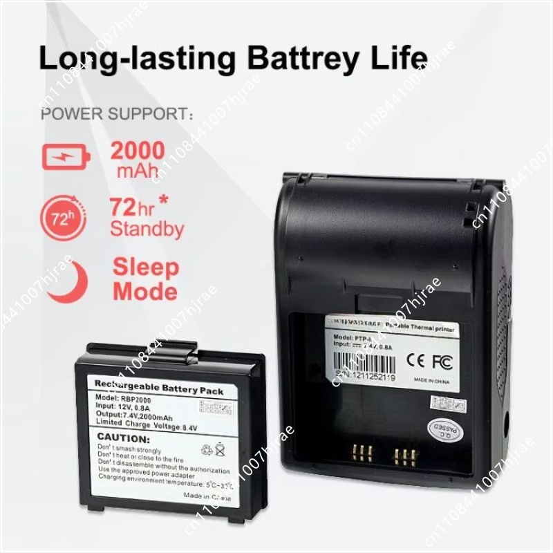 Portable Wireless Thermal Prin - Bluetooth Portable Thermal Receipt Printer 58Mm recension och pris