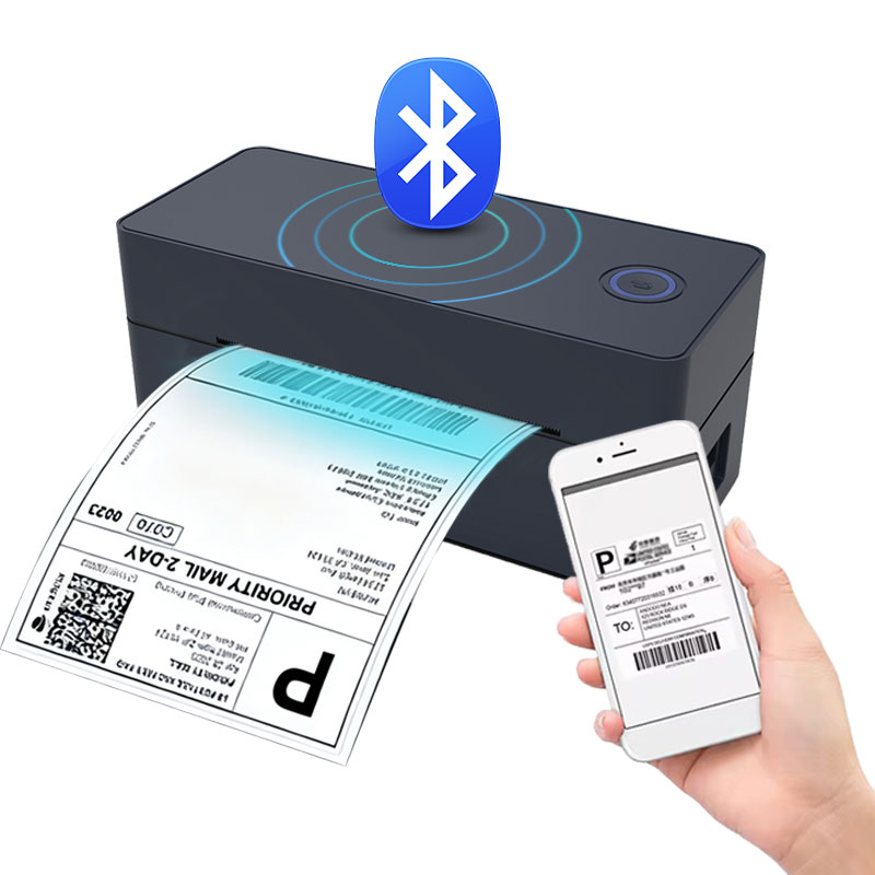 Wireless Bluetooth Thermal Des - Thermal Label Printer 4X6 Shipping recension och pris