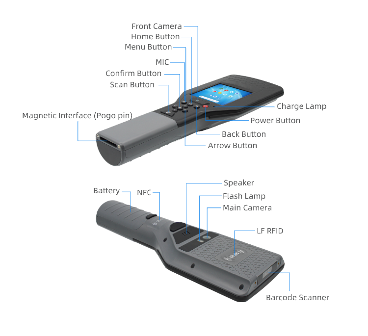 2026 JT-R30B Wholesale Android - Handheld Pda Scanner Android Barcode recension och pris