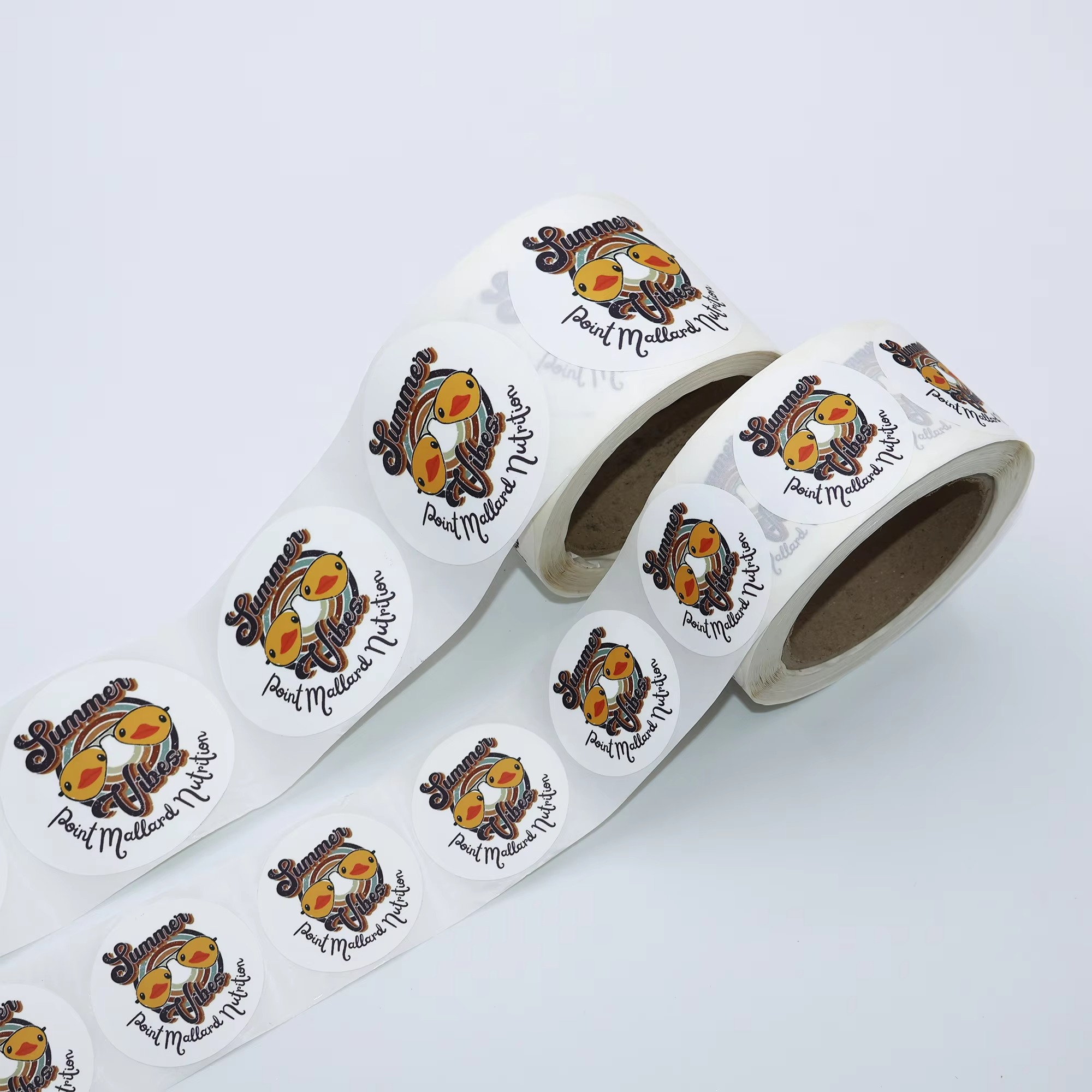 Custom Rainbow Thermal Label S - Round Sticker Thermal Labels Colored recension och pris