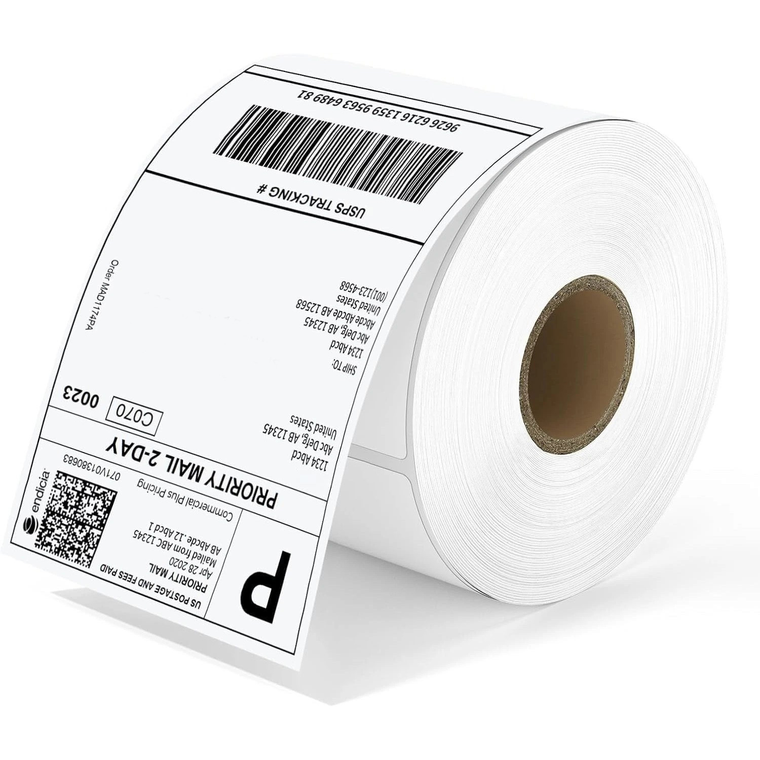 4x6 Inch Direct Thermal Shippi - Thermal Shipping Label Roll 4X6 500 recension och pris