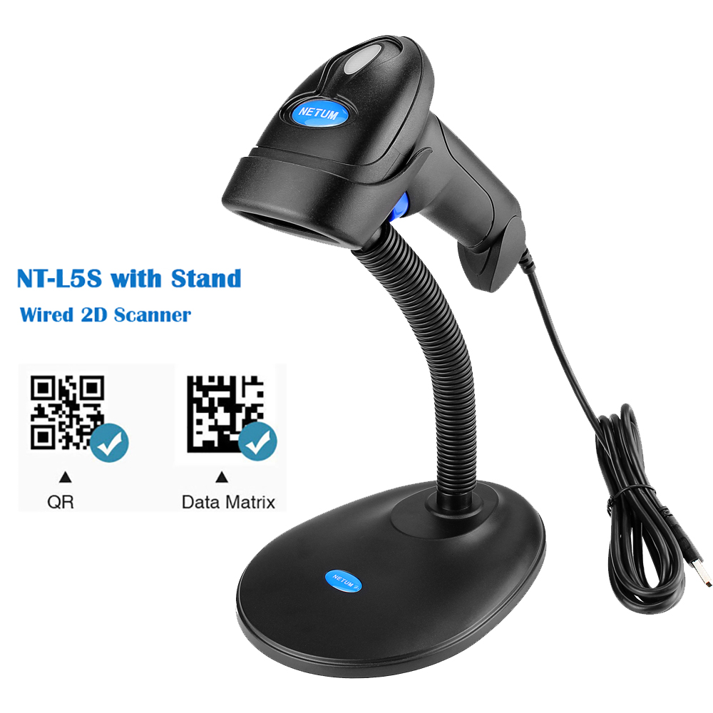 NETUM L8 Wireless 2D Barcode S - Wireless Barcode Scanner 2D Qr Laser recension och pris