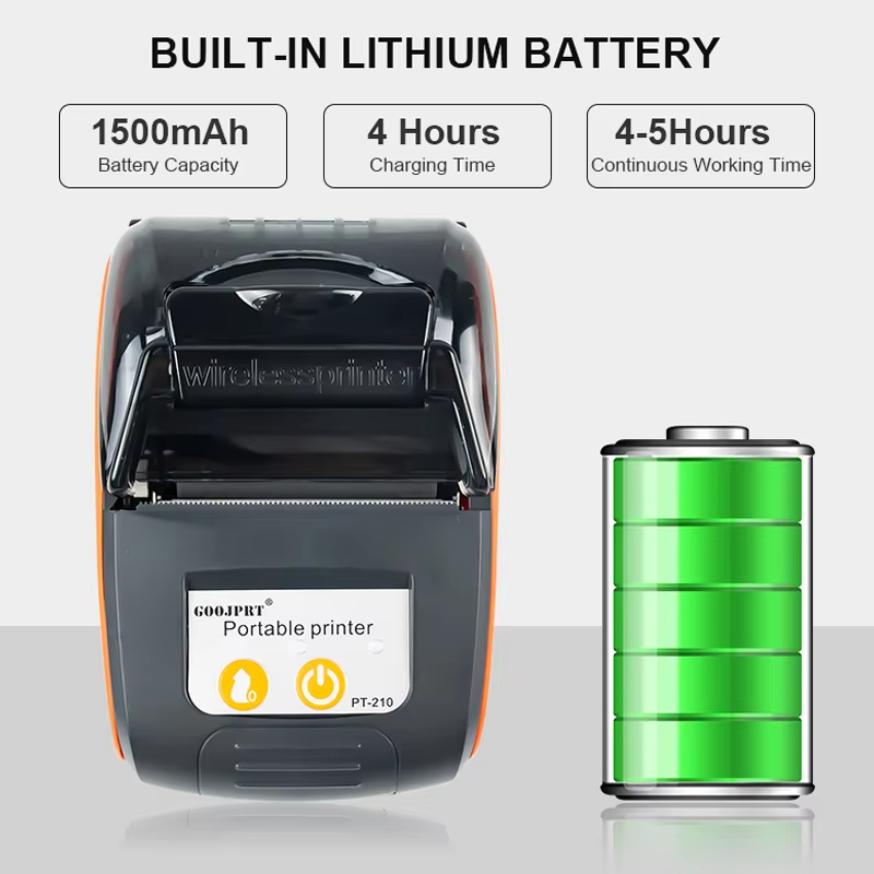 GOOJPRT 58mm Mini Portable The - Bluetooth Portable Thermal Receipt Printer 58Mm recension och pris