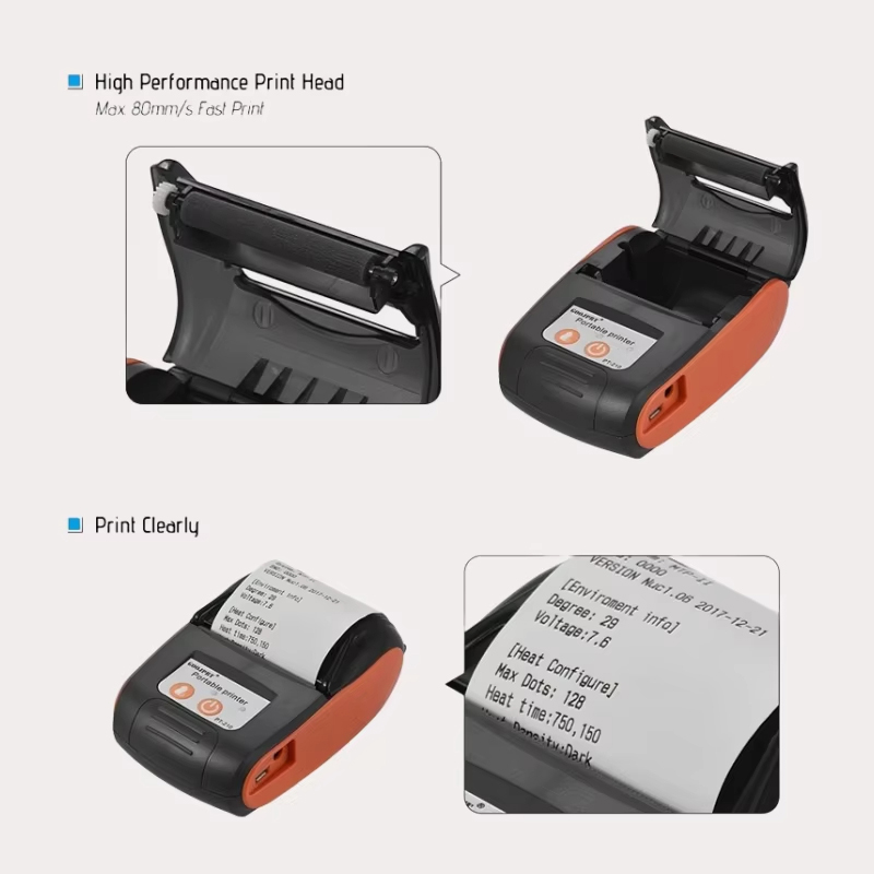 GOOJPRT 58mm Mini Portable The - Bluetooth Portable Thermal Receipt Printer 58Mm recension och pris