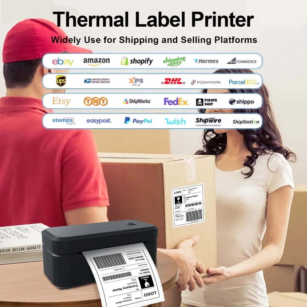 Marklife X4 Bluetooth Thermal  - Thermal Label Printer 4X6 Shipping recension och pris