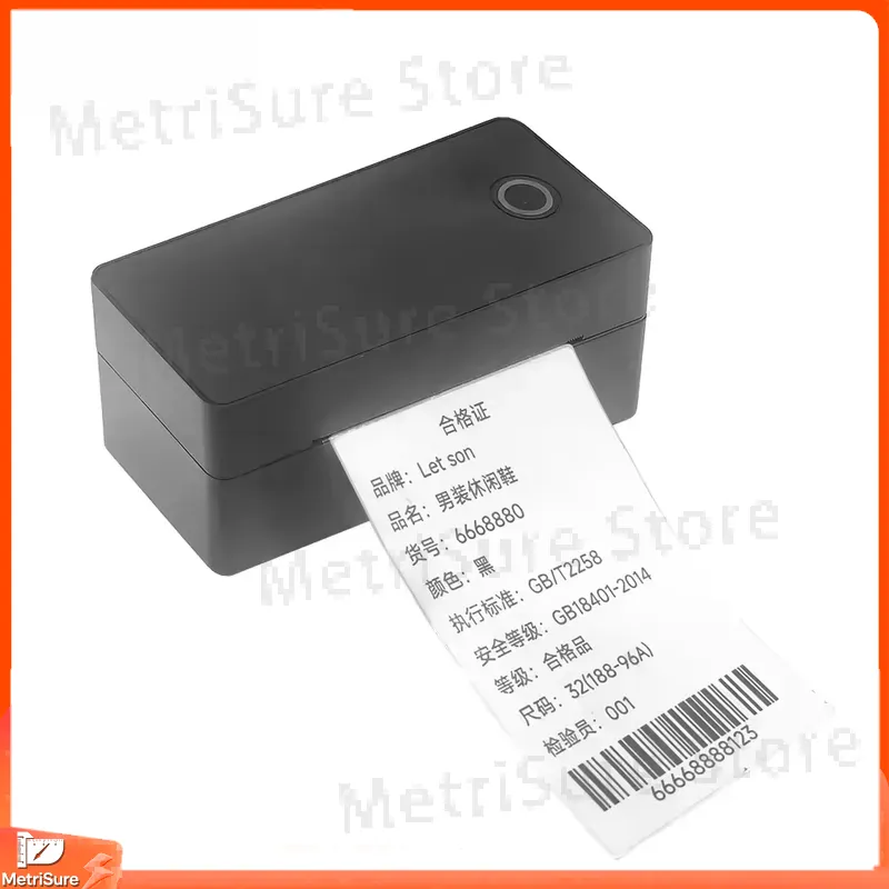 Wireless Thermal Label Printer - Barcode Printer Direct Thermal 110Mm recension och pris