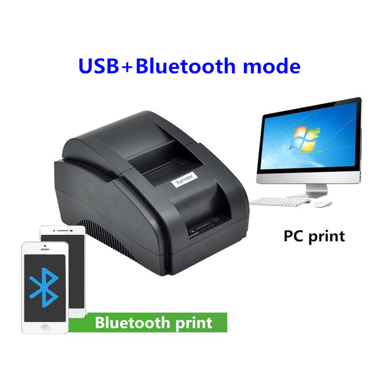 XP-58IIH portable mini 58mm th - Bluetooth Portable Thermal Receipt Printer 58Mm recension och pris