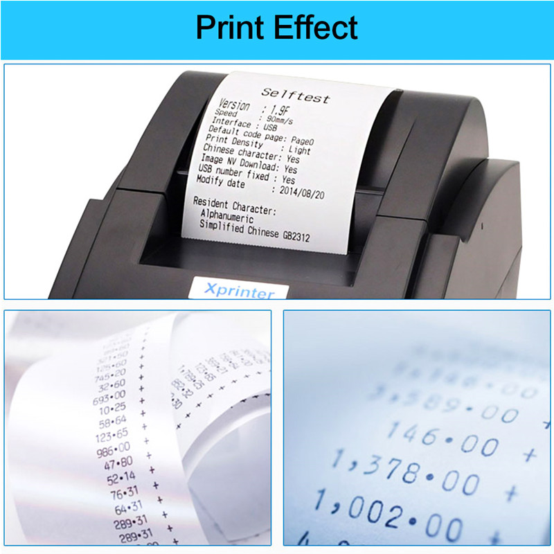 XP-58IIH portable mini 58mm th - Bluetooth Portable Thermal Receipt Printer 58Mm recension och pris