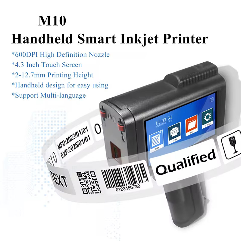 12.7mm Handheld Inkjet Printer - Handheld Inkjet Date Code Printer Gun recension och pris