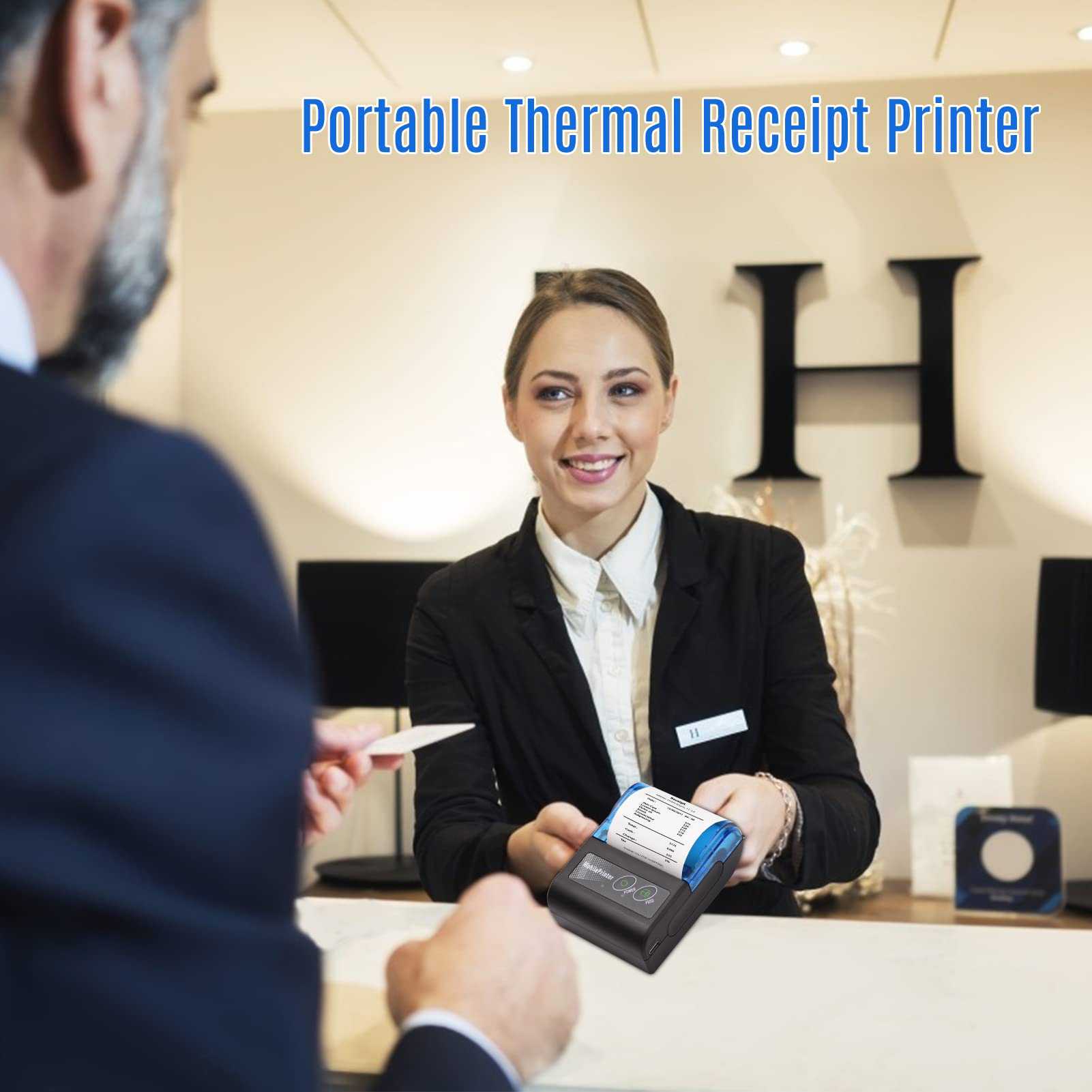 58mm Portable Thermal Receipt  - Bluetooth Portable Thermal Receipt Printer 58Mm recension och pris