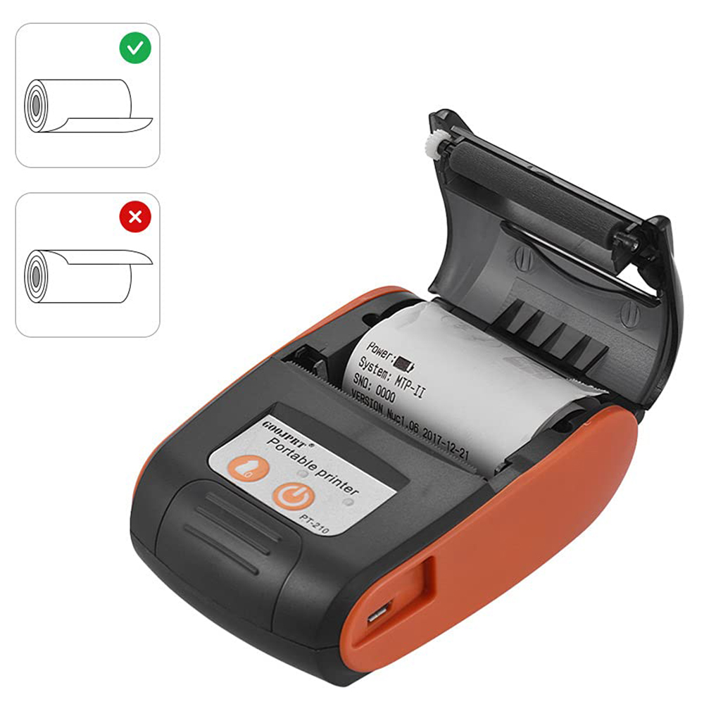 Mini Portable Thermal Receipt  - Bluetooth Portable Thermal Receipt Printer 58Mm recension och pris
