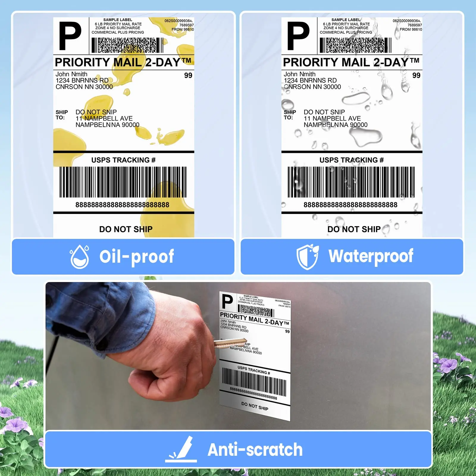 Direct Fanfold Thermal Labels  - Thermal Label Printer 4X6 Shipping recension och pris