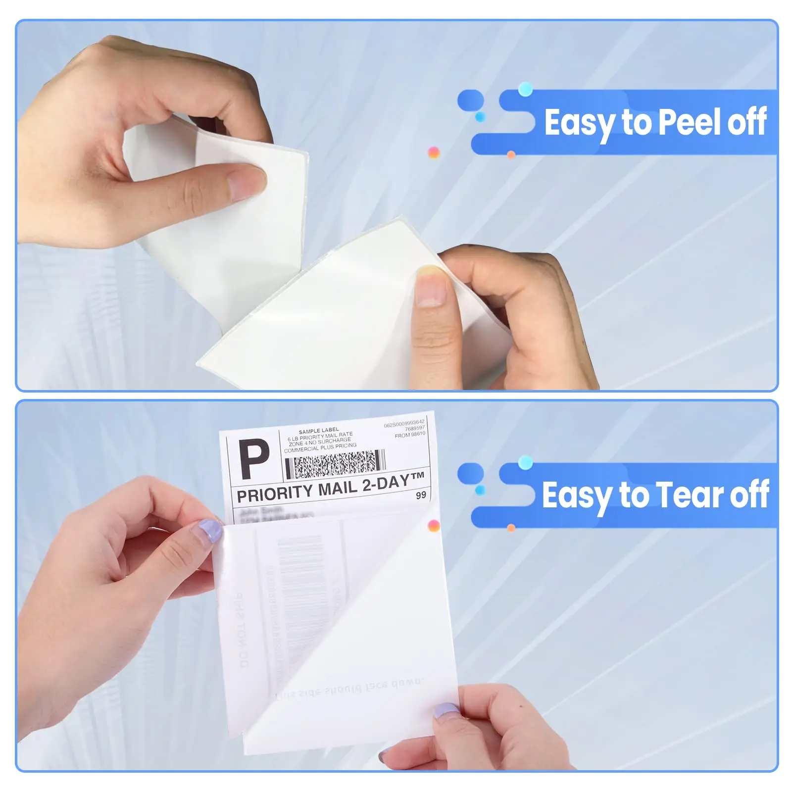 Direct Fanfold Thermal Labels  - Thermal Label Printer 4X6 Shipping recension och pris